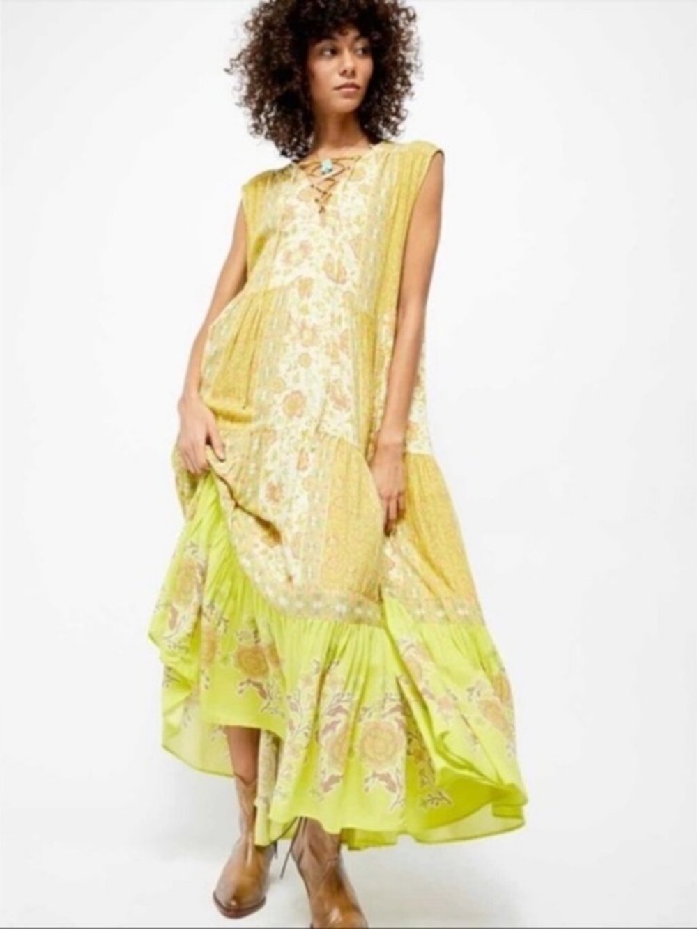 Free People Hanalei Bay Floral Maxi Dress